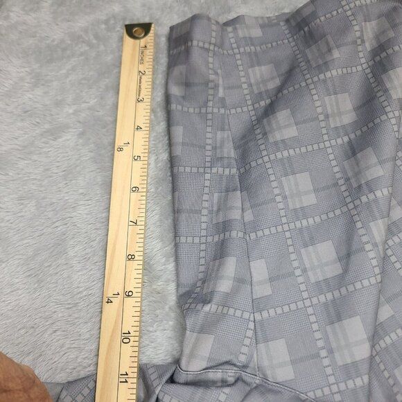 Adidas Men’s‎ Climalite Gray Plaid Golf Athleisure Shorts Sz 36 Men's Casual - Picture 6 of 8